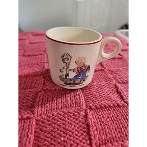 Hickory Dickory‎ Dock Children's Nursery Rhyme Vintage Collectible Cup Mug